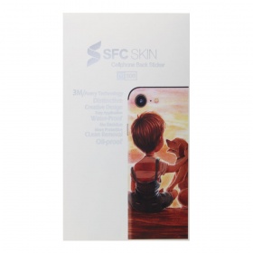 Наклейка iPhone 6/6S на корпус SFC SKIN Мальчик с собакой