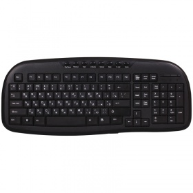 Клавиатура SmartBuy 205, USB мультимедийная, черная