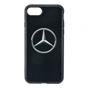 Накладка iPhone 7/8 резиновая рисунки противоударная Авто Mercedes черная