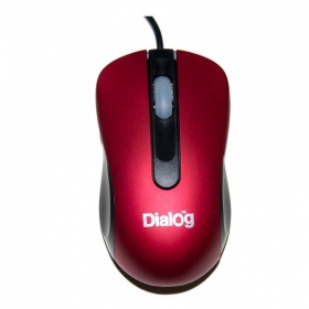 Мышь Dialog MLP-18SU Red, лазерная 3 кнопки - USB