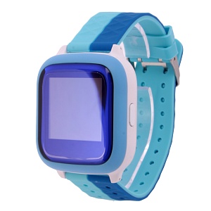 Часы-GPS Smart Watch E29 резиновый водонепроницаемые голубые