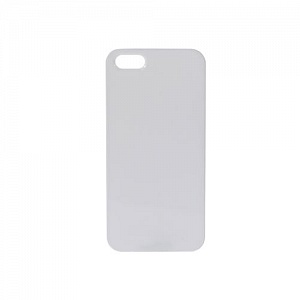 Накладка iPhone 5/5G/5S для 3D сублимации, пластик белый матовый