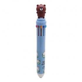 Ручка многоцветная Персонажи (10 в 1) No: BP-654
