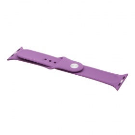 Браслет для Apple Watch 42/44 мм силиконовый фиолетовый