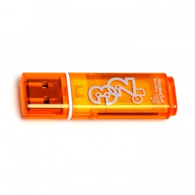 К.П. USB 32 Гб SmartBuy Glossy оранжевая