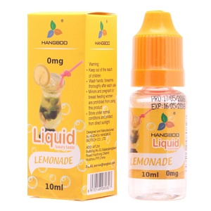 Жидкость для заправки электронных сигарет Hangboo Lemonade (Лимонад) 10мл (NONE-0мг)