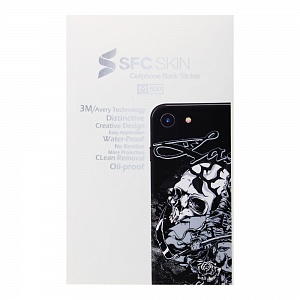 Наклейка iPhone 6/6S на корпус SFC SKIN Смерть с косой черная