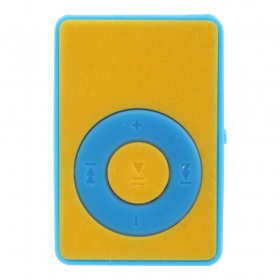 Плеер RK-304d желто-синий microSD/прищепка