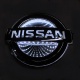 Эмблема NISSAN Tiida с синей подсветкой (10*6,9)