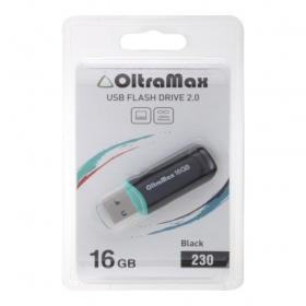 К.П. USB 16 Гб OltraMax 230 черная