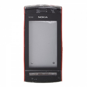 Корпус для Nokia 5250 (красный) ОРИГИНАЛ