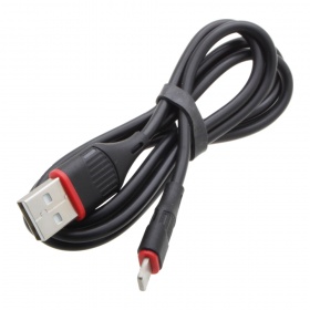 СЗУ с USB 2,1A + кабель Type-C Borofone BA20A черный