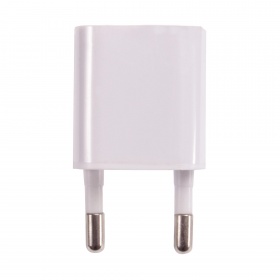 СЗУ с USB выходом iPhone квадрат 1,0А COPY белая