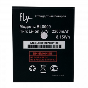АКБ для Fly FS451 Nimbus 1 (BL8009) 2200 mAh ОРИГИНАЛ
