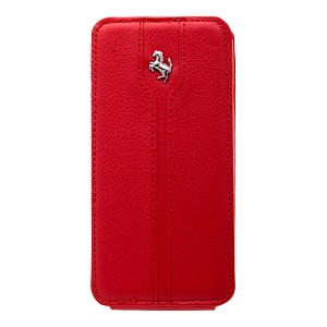 Книжка iPhone 7/8 красная Ferrari