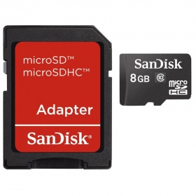 К.П. 8 Гб MicroSDHC SanDisk class 10 с ад SD