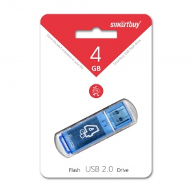 К.П. USB 4 Гб SmartBuy Glossy синяя