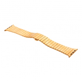 Браслет для Apple Watch 42/44 мм металлический блочный золото