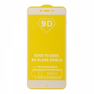 Закаленное стекло Xiaomi Redmi 4X/Redmi 5A 2D белое 9H Premium Glass