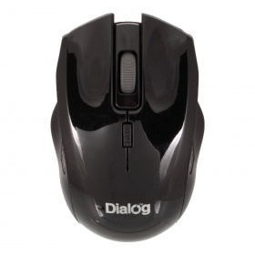 Мышь Dialog MROP-04U беспр, оптич, 3 кнопок, 1600 dpi черная