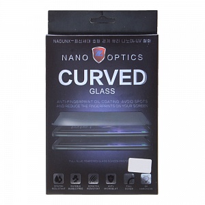 Закаленное стекло Samsung N960F/Note 9 закругленное с нано клеем и УФ лампой