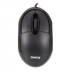 Мышь Dialog MOP-00BU USB, оптич. 3 кнопки, 800 dpi черная
