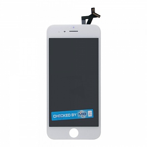 Дисплей для iPhone 6S + тачскрин белый с рамкой