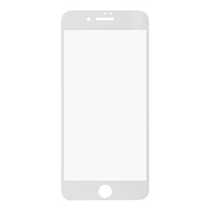Закаленное стекло iPhone 7/8 Plus 2D белое