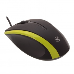 Мышь Defender MM-340 USB, оптич. 3 кн, 1000dpi, черно-зеленая