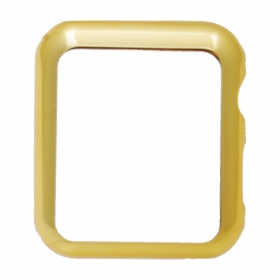 Закаленное стекло Apple watch 42mm полное покрытие золото
