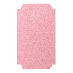 Наклейка iPhone 7 на корпус блестки розовая
