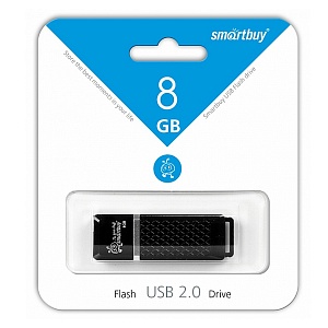 К.П. USB 8 Гб SmartBuy Quartz черная