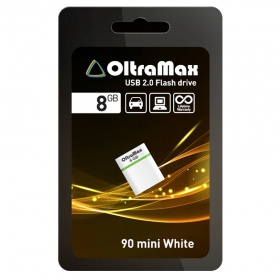 К.П. USB 8 Гб OltraMax 90 белая
