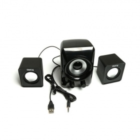 Акус. система Dialog 2.1 AC-202UP 11W RMS, USB, черная