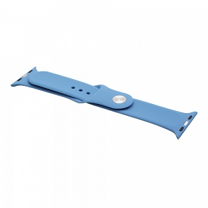 Браслет для Apple Watch 38/40 мм силиконовый синий