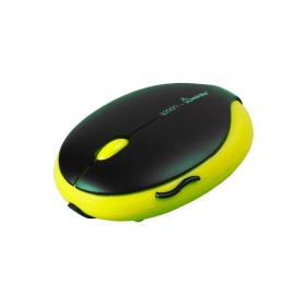 Мышь SmartTrack 520AG Spoon Black/Green, оптическая беспроводная
