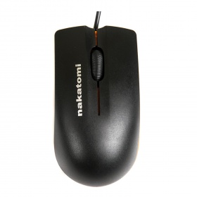 Мышь Nakatomi MON-03U USB ,оптич. 3 кнопки, 800-1000 dpi черная