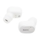 Наушники TWS Bluetooth Baseus W01 с микрофоном белые