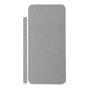 Наклейка iPhone 5/5G/5S на корпус блестки серебро