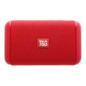 Стереоколонка Bluetooth CHARGE TG163 USB, Micro SD, AUX, красная