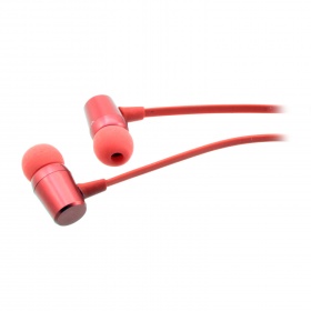 Наушники Bluetooth вакуумные boyi3 с микрофоном красные
