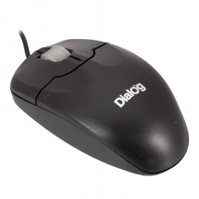 Мышь Dialog MOP-01BU USB, оптич. 3 кнопки, 800 dpi черная