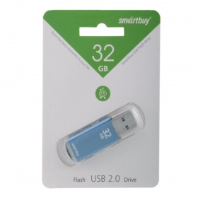 К.П. USB 32 Гб SmartBuy V-Cut синяя