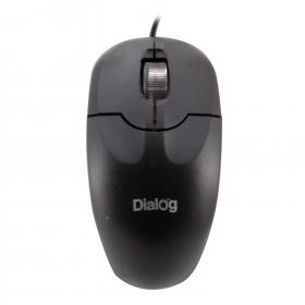 Мышь Dialog MOP-01BP PS/2, 3 кнопки, оптическая, 800 dpi черная
