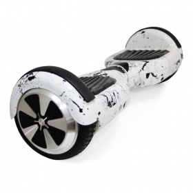 Гироскутер Smart Balance Wheel 6,5" Арт дизайн черно-белая + подарок (сумка и накладка)