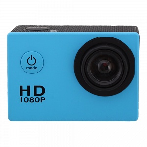Экшн-камера Sports Cam X6000 Full HD, 30FPS, 2'', 140º, голубая