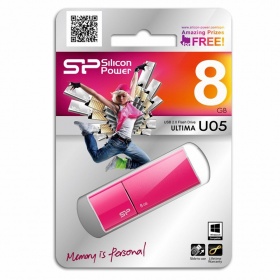 К.П. USB 8 Гб Silicon Power Ultima U05 персиковая