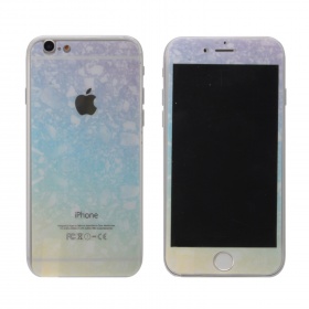 Закаленное стекло iPhone 6/6S двуст цветное 3D Glass