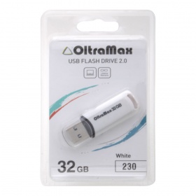 К.П. USB 32 Гб OltraMax 230 белая