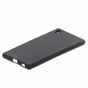 Накладка Sony Z4 силиконовая черная белая